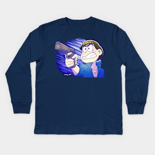 Just Shoot Me - Karamatsu (Osomatsu-san) Kids Long Sleeve T-Shirt